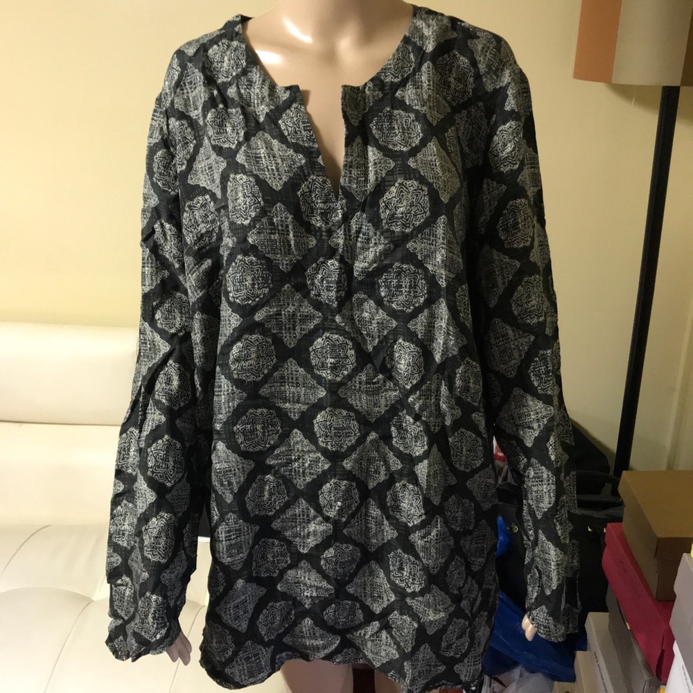 Lane Bryant silk blouse